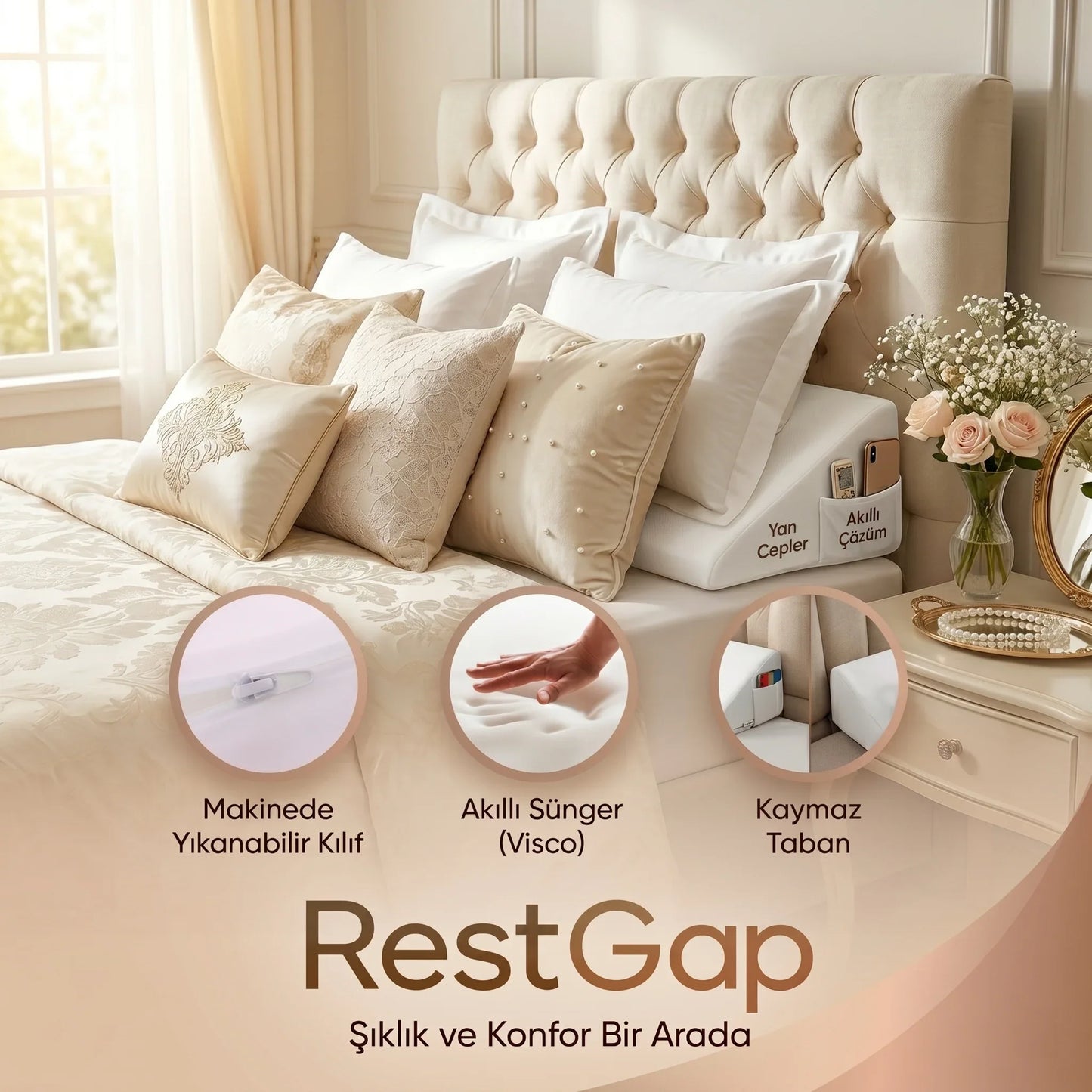 RestGap - Visco Destek Yastığı
